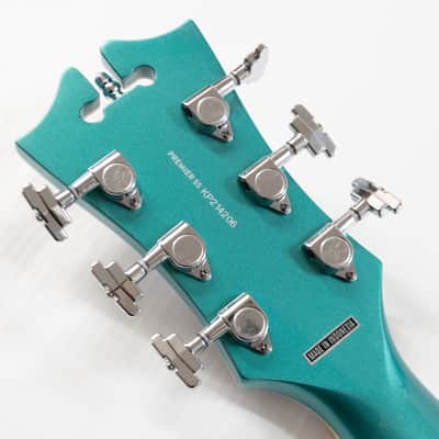 D'Angelico Premier SS Semi-hollowbody Electric Guitar - Sky Blue with Stopbar Tailpiece image 11