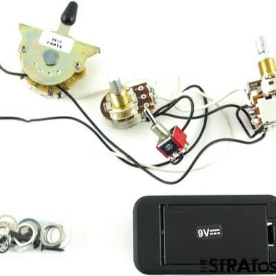 Charvel So-Cal Style 2 Pro Mod POTS 3 Way SWITCH +2 Way Mini Toggle Battery Pack image 1