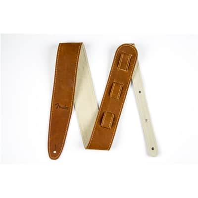 Fender #0990607050 - Fender Ball Glove Leather Strap, Brown image 1