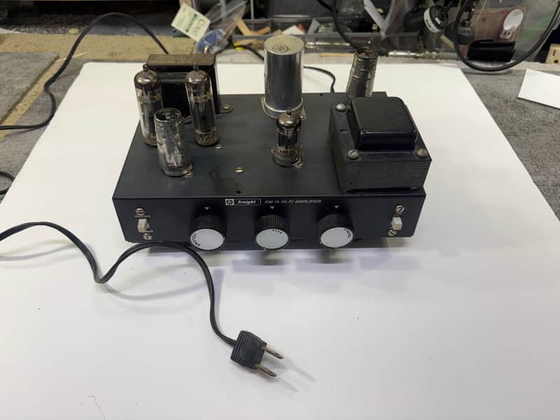 Vintage Knight KM-15 Tube Amplifier Monoblock EL84 12-Watt Hi-Fi Amp | 1950s | Allied Radio image 1