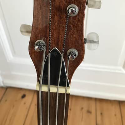 Hofner Shorty Fretless Bass 198?  very rare, maybe custom image 3