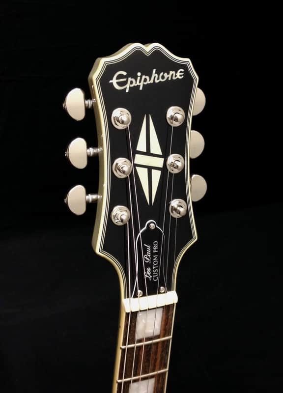 Epiphone TV Silver Les Paul Custom Pro Ltd Ed Electric Guitar | Reverb
