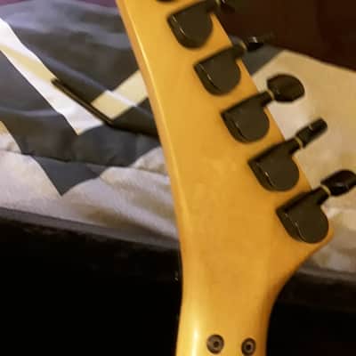 Kramer, Extremely Rare Vintage Kramer American Showster Savant II 1989 Arctic Pearl White image 11