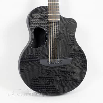 McPherson  Carbon Fiber Touring Camo Gold Travel Guitar W/ Electronics @ LA Guitar Sales image 5