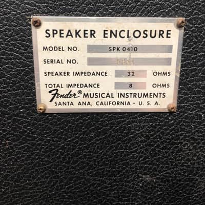 Fender PA Beatles Cabinets “Get Back Sessions” SPK 0410 PA 4x10” Columns Cabs 1967-1969 (8 Fender Alnico 10” Speakers) image 8