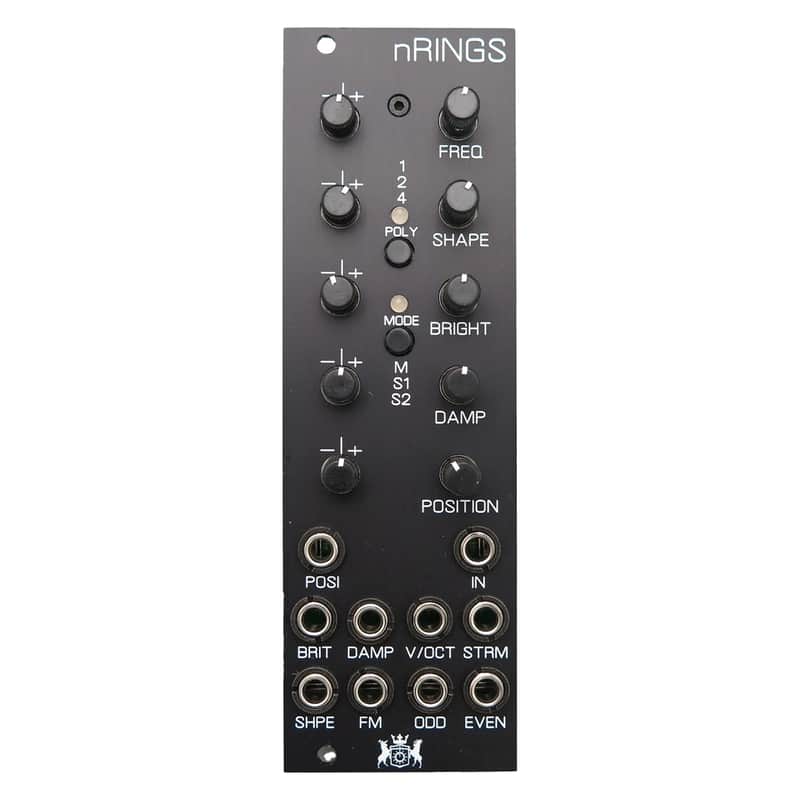 Michigan Synth Works NanoRings (Rings) Eurorack Resonator Module (Black) image 1