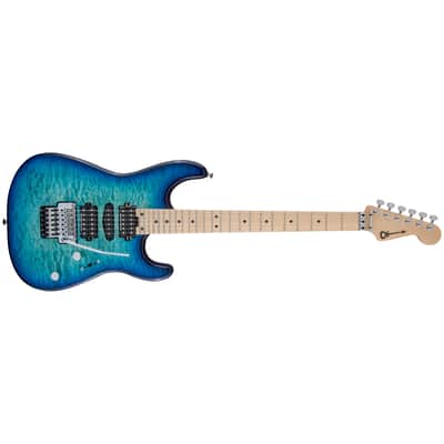 MJ SAN DIMAS STYLE 1 HSH FR M QM Carribean Burst Charvel image 2
