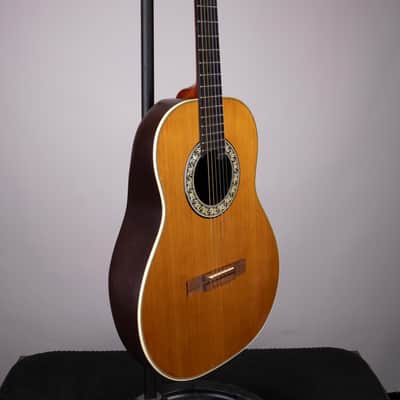 Vintage 1981 Ovation Model 1113 Classical Guitar - Natural - With Case image 3