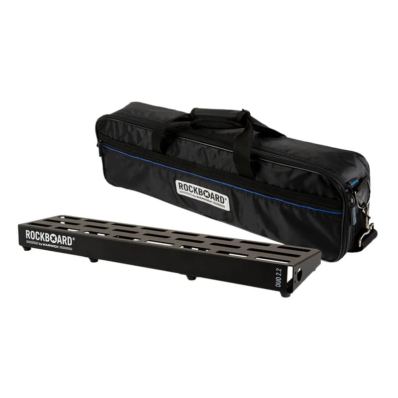 Rockboard DUO-2.2-B Pedalboard with Gig Bag image 1