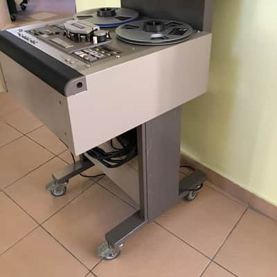 TASCAM Professional TASCAM ATR-60, on trolley, with bridge, quarter inch, two track, two channels 90s image 3