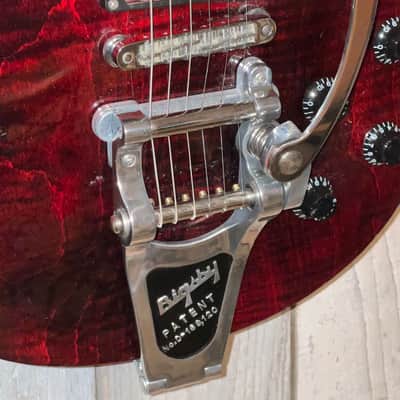 Sweet 2013 Gibson Les Paul Studio Deluxe II Wine Red, Upgraded Bigsby OHSC image 6