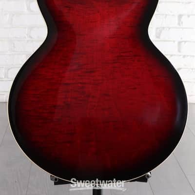 Gibson ES-335 Figured Semi-hollowbody Electric Guitar - Blood Moon Burst (ES35F00MNNHd1) image 6