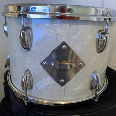 Slingerland Rack Tom 1950's-1960's - 9x13 White Marine Pearl image 3