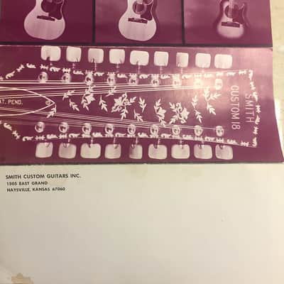 1971 Smith BW-18-P 18-String Cutaway image 13