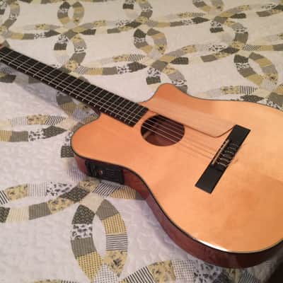 Carvin CL450 Nylon String Classical Crossover Acoustic-Electric, Solid Spruce, Rare image 19