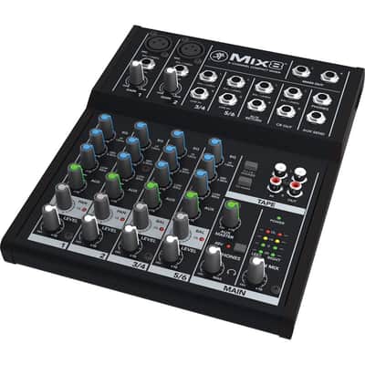 Mackie Mix8 8-channel Compact Mixer with Gator Mixer Bag image 2