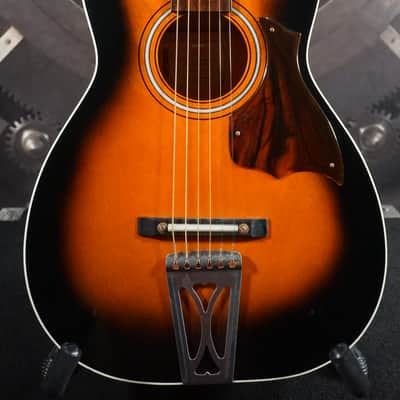 1975 Harmony Stella H6130 Sunburst Parlor Acoustic Guitar USA Vintage Chicago Made image 5