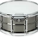 Ludwig Universal Black Brass Snare Drum - 6.5 inches x 14 inches - Polished