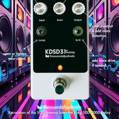 KDSD-3 PREAMP (sdd preamp) | The Sound of Justice FX image 6