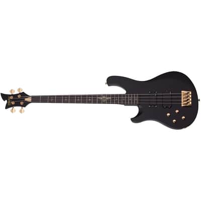 Schecter Johnny Christ Signature Bass Satin Black SBK LH NEW + FREE GIG BAG! Left Handed image 1