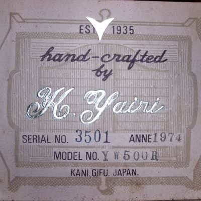 1974 Yairi YW-500R Old D28 style guitar+Hard Case image 24