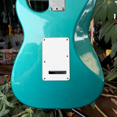 Fender 40th Anniversary American Standard Stratocaster with Maple Fretboard 1994 - Caribbean Mist image 16