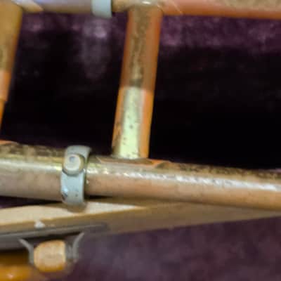 F.E. Olds Ambassador Los Angelos Model Trombone w Mouthpiece 1955 image 10