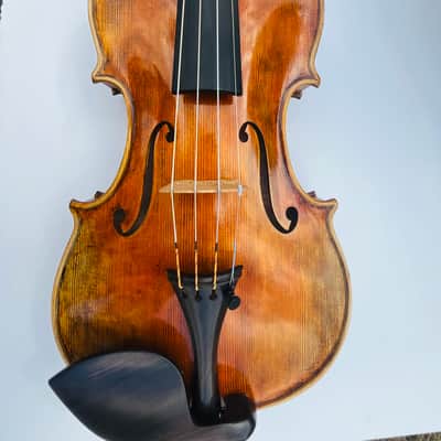 Fine Italian labeled Violin Stefano Scarampella di Brecia Fece In Mantova 1855 image 2