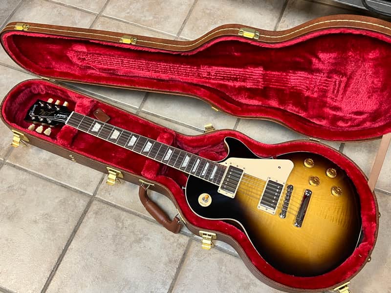 2023 Gibson USA Les Paul Standard '50s Figured Top Tobacco | Reverb