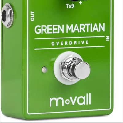 moVall MP105 Green Martian Overdrive Guitar Effect Pedal Because Tone Matters By CalineMoVall MP105 2025 - Green image 3