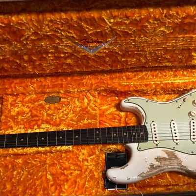 Fender Custom Shop W19 NAMM Limited 63 Stratocaster Super Heavy Relic 2019 Olympic White image 6
