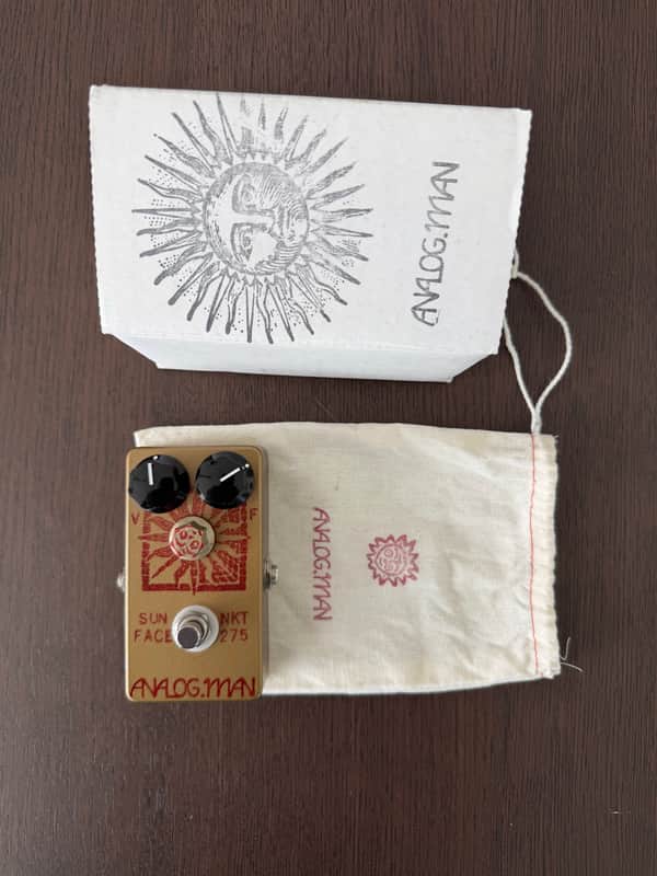 Analogman Sun Face White Dot NKT 275 Germanium Fuzz 2002 - 2011 - Gold image 1