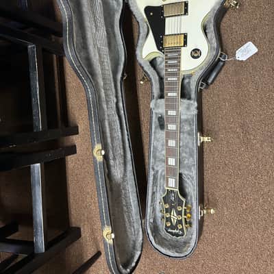 Used Epiphone Les Paul Custom Electric Guitar - Alpine White Vintage 2007 w/ Hard Case image 1
