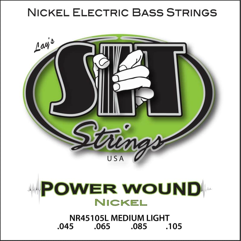 S.I.T. Strings NR45105L Power Wound Nickel Bass Medium Light 45-105 image 1