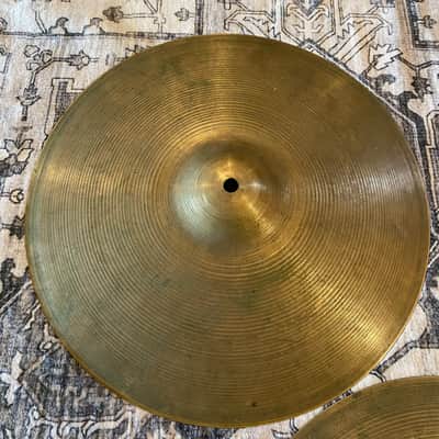 Zildjian Vintage 60's 14" Hi Hats - Thin, Sloshy, & Smoky - 788g/901g image 2