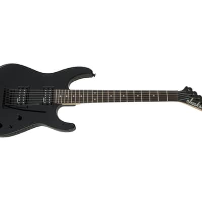 Used Jackson JS Series Dinky JS11 - Gloss Black w/Amaranth FB image 5