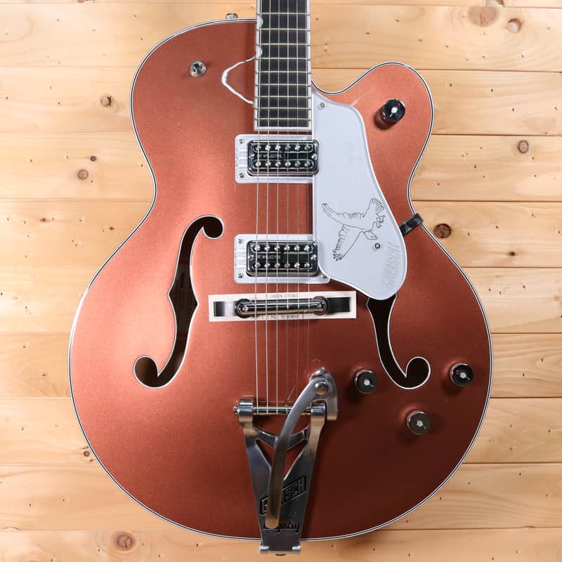 Gretsch G6136T Limited Edition Falcon w/ Bigsby Hollow Body - Two-Tone Copper/Sahara Metallic image 1