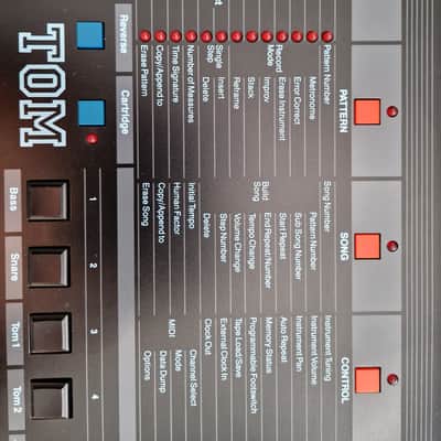 RARE Sequential TOM 4-Voice Drum Machine 1985 - Black - BRIGHTON image 4
