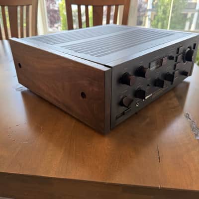 Pioneer A-88X 1984 - Black with walnut side panels image 4