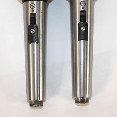 Pair Shure PE 585 Unisphere A Microphones • 1970's Vintage image 1