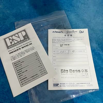 Edwards ESP E-MA 105SD QM Eclipse 2014 Reindeer Blue Made in Japan image 18