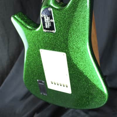 Used Ernie Ball Music Man Albert Lee Ball Family Reserve Green Sparkle w/case image 9
