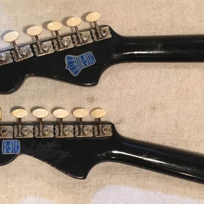 Hagstrom 1 1960's Rare Lavender + Blue Plastic Top Guitars image 3