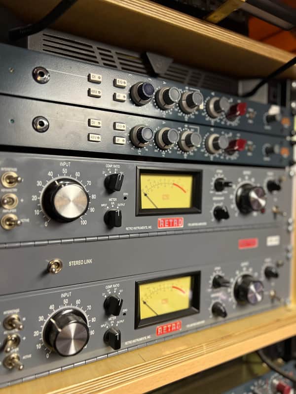 Retro Instruments 176 Kompressor paar 2 pcs with PSU image 1