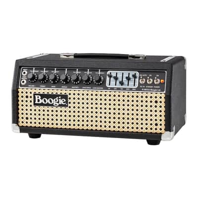 Mesa Boogie Mark IIC+ HRG 100-watt Amplifier Head Black with Wicker Grille image 2