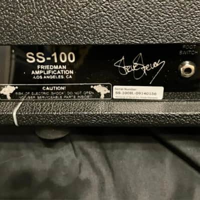 Friedman SS-100 Steve Stevens Signature 2-Channel 100-Watt Guitar Amp Head with Boost 2013 - 2021 - Black image 6