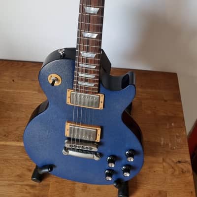 Gibson Les Paul Studio 100th Blue Sparkle custom paint image 1