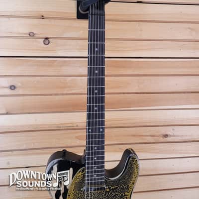 Homebrew "Fender" Telecaster Style Electric Guitar - Black Tiger Stripe Relic, 7lbs 5oz image 5