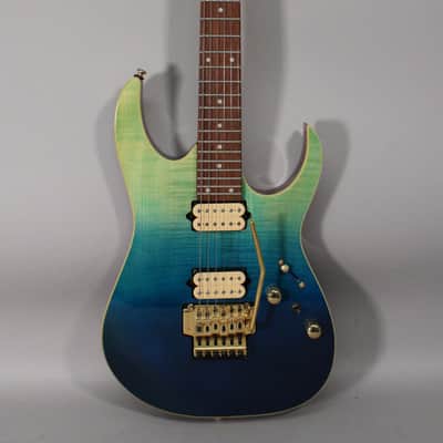 Ibanez RG421HPFM-BRG Blue Reef Gradation image 1