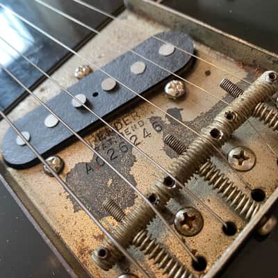 Vintage 1986 Fender Telecaster 1962 Custom Reissue Piano Black FujiGen Built image 9